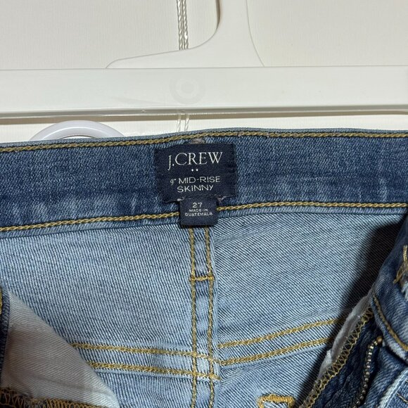 J-Crew Women 9" mid-rise skinny jean in signature stretch Size 27 - Picture 4 of 4